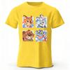 Crazy Zootopia 2 Couple Themed Pure Cotton Tshirt Menwomen Daily Casual Soft Highquality Plus Size Sports Short Sleeved Shirt
