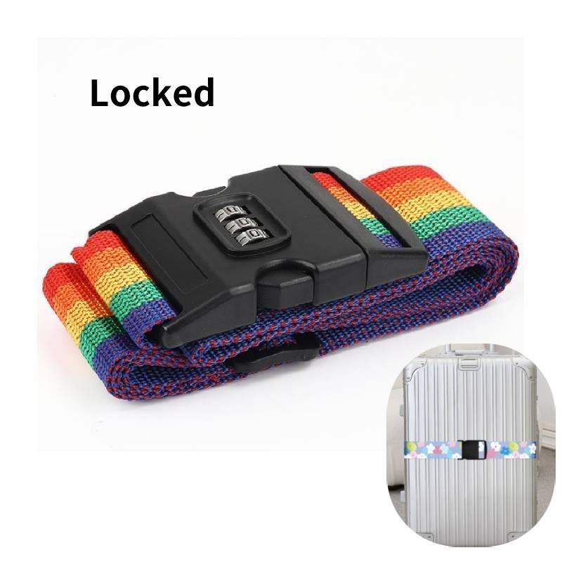 Durable Luggage Strap Cross Packing Belt Secure Travel Bag Protective Tightening Reinforcement Rope
