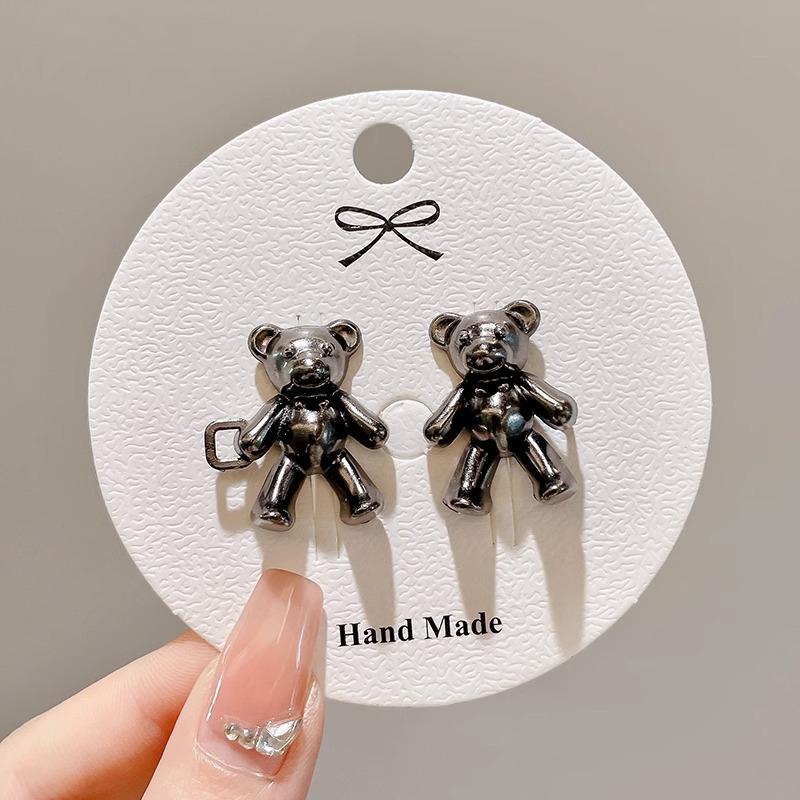 

Little Bear Waist Cinch Button: Adjustable Elastic Waistband Buckle for Jeans