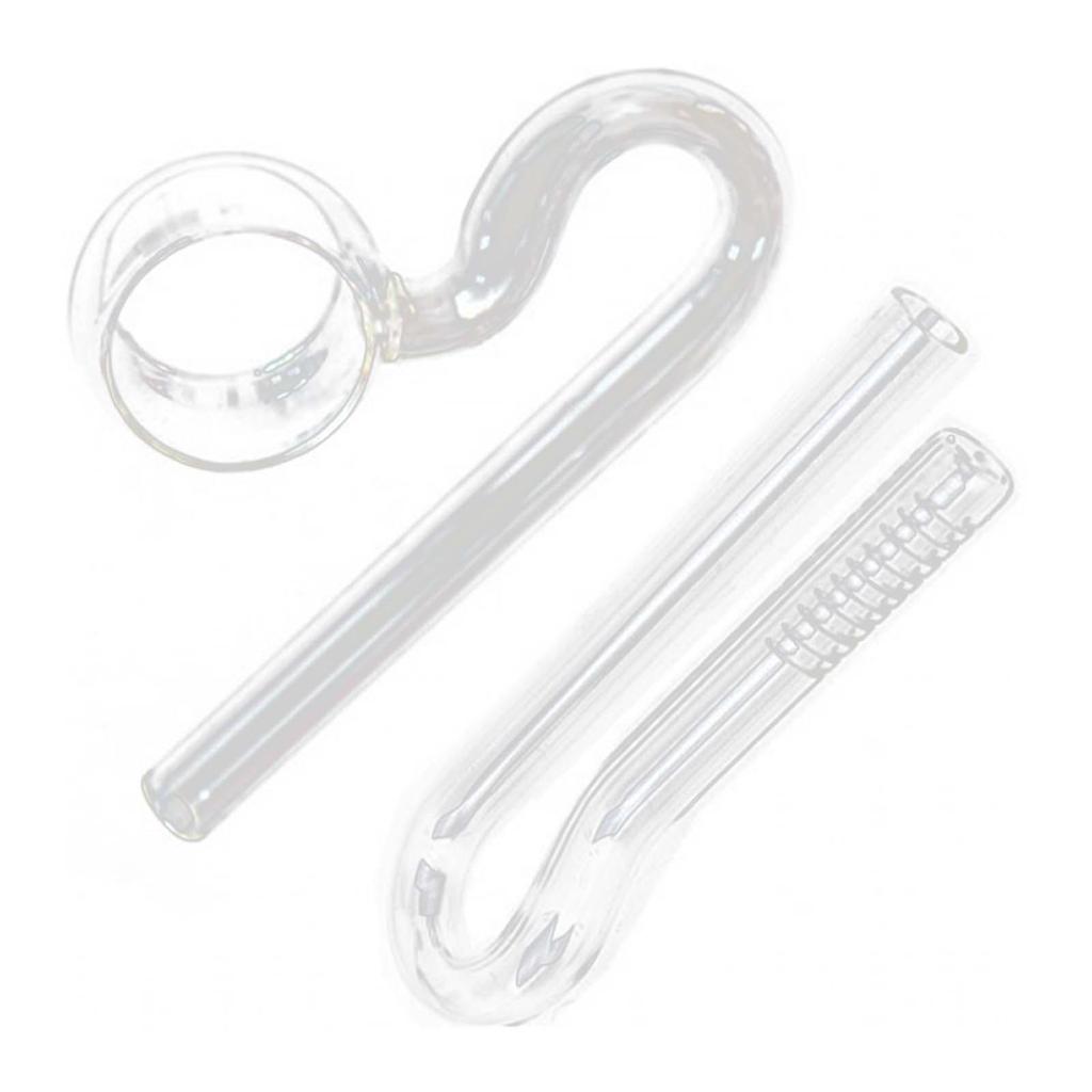 Aquarium Lily Pipe Inflow Outflow Water Surface Skimming Filter 10/13/17mm Transparent Easy To Clean Glass Lily Pipe Inflow