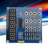 TM1638 3 Wire MCU Control 8 bit LED 16 Keys Keyboard Scanning and Display Module for Arduino