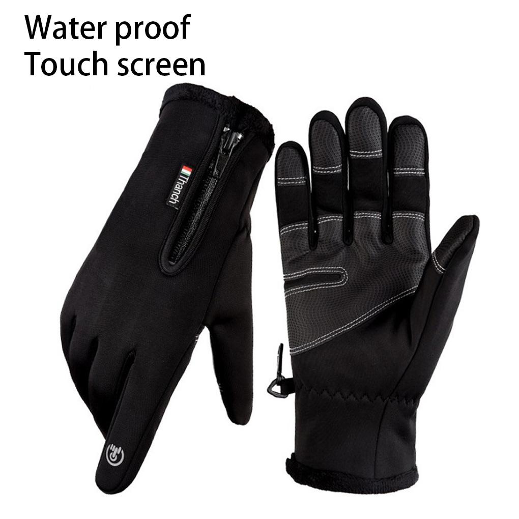 1 Paar Damen Herren Warmer Handschuh Skifahren Radfahren Erwachsene Winddicht Bildschirm Samthandschuhe Bekleidungszubehör Geburtstagsgeschenk