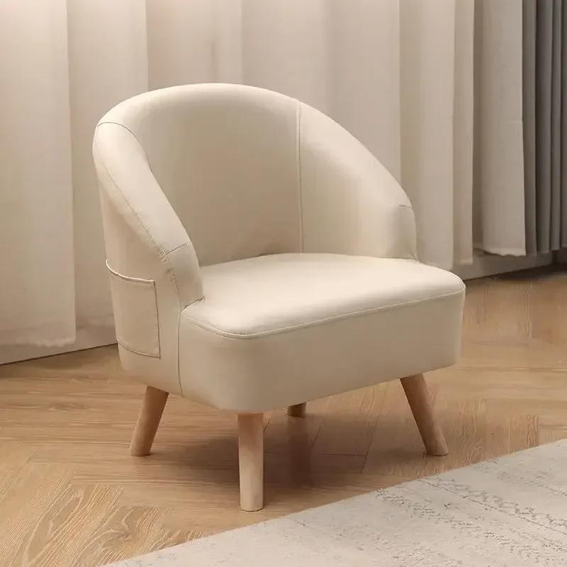 Small Leisure Single Sofa Chair Living Room and Bedroom Seat Balcony Reception Chair Hotel Lounge Chair Cozy Guest Seating