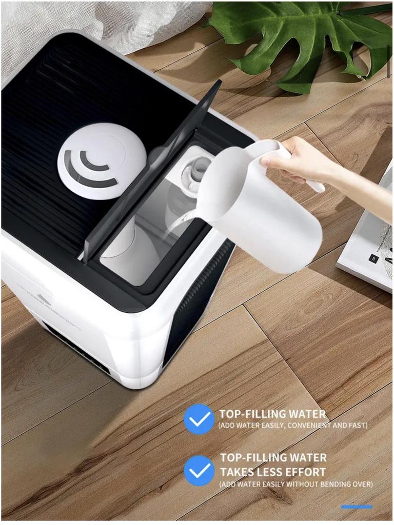23.8-Liter Ultrasonic Industrial Humidifier - Large Capacity & Mist, CE Certified (English Version)
