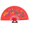 62KD Chinese Kung Fu Fan for Chi Martial Arts Dragon Phoenix Plastic Handheld Fol