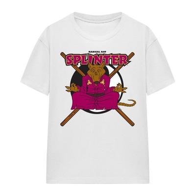 Teenage Mutant Ninja Turtles Unisex Adult Radical Rat Splinter T-Shirt
