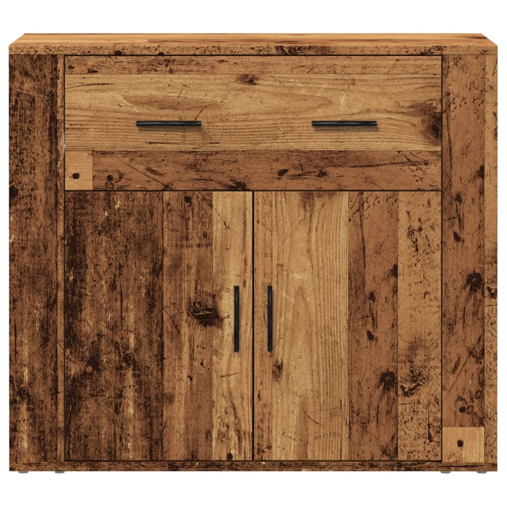 Vidaxl Cabinet, Old Wood, 80X33X70 Cm, Wood-Based Material