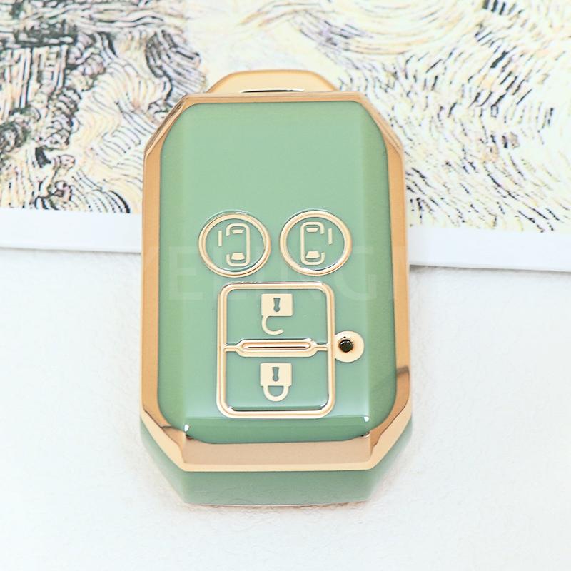 4 Buttons Auto Shell Fob Holder For Suzuki Swift Ignis Ertiga Wagon R Monopoly Car Remote Key Cover Case Keychain Accessories