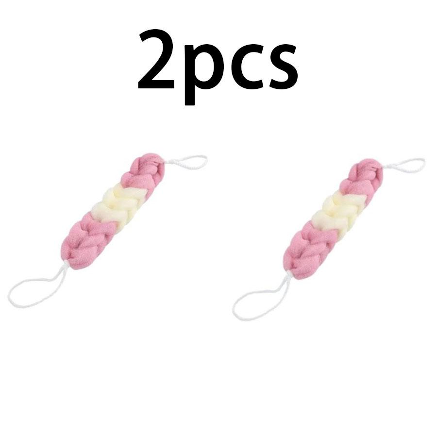 Long Bath Loofahs Stretchable Braided Mesh Exfoliating Loofah Back Scrubber Ball Body Bath Shower Sponge Housewear & Furnishings