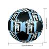 1PC Messi Modern Great Size 5 Soccer Ball PrahaIndoor Soccer Ball Colorful All Ages Machine Stitched PVC Competition Ready Durable High-Bounce
