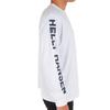 Helly Hansen Long Sleeve Letter Clear Size HH32380 Tee, Unisex, White, XL,