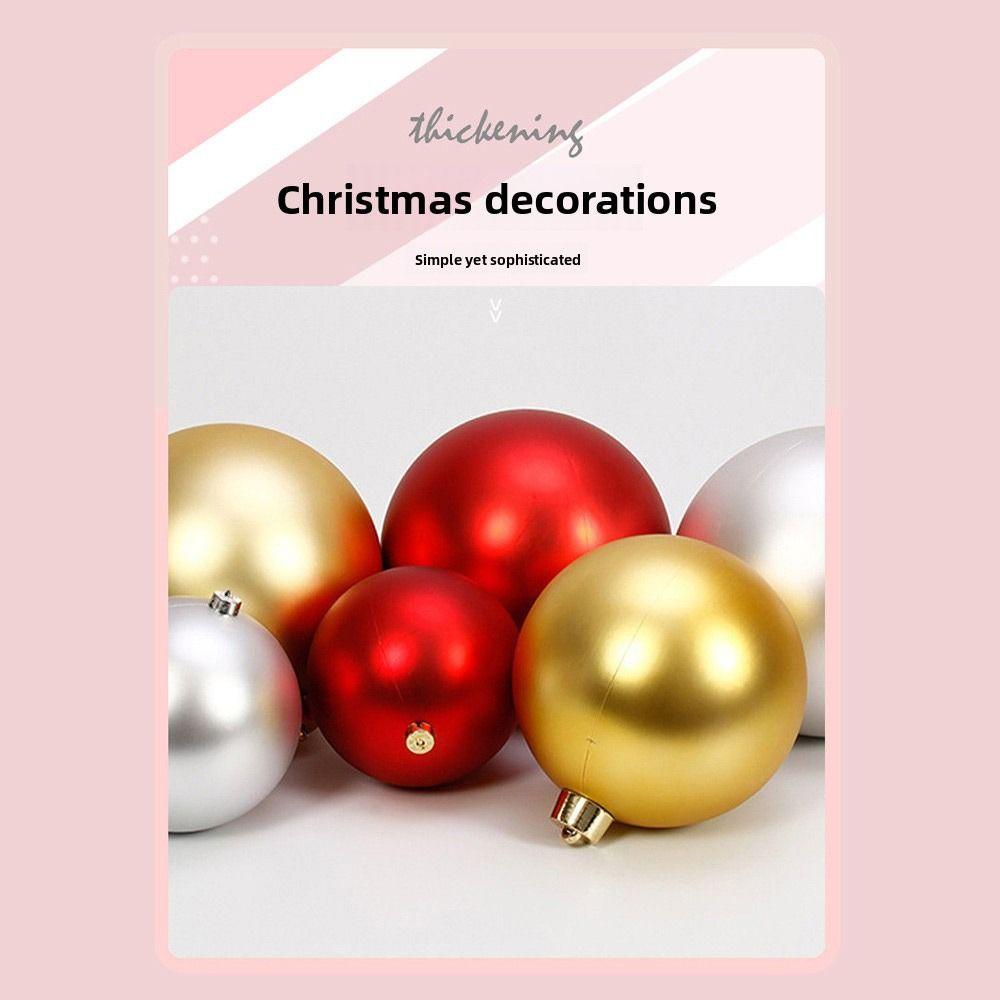 15CM Christmas Ball Ball Shape Matte Ball Festive Ornament Christmas Decoration  Bar Ceiling