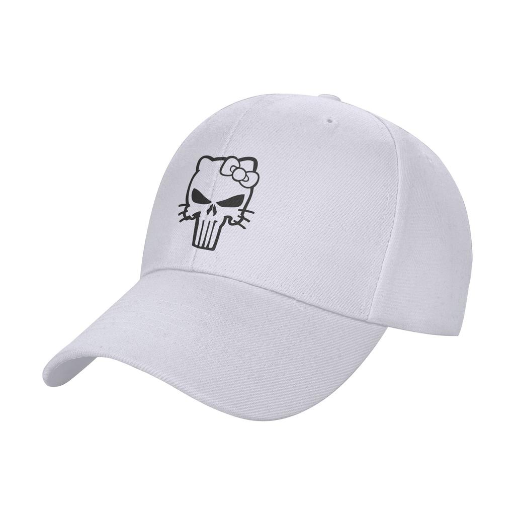 Heavy Metal Skeleton Skull Head Baseball Caps Unisex Women HipHop Sun Hats Hats Adjustable Polyester Sun Caps