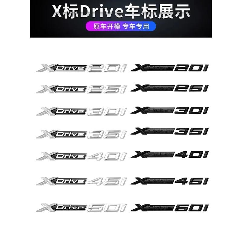 3D Nuovo Xdrive 20d 30d 35d 40d 50d 20i 25i 30i Emblema Parafango Auto Adesivo Targhetta Baule Per BMW X1 X3 X4 X5 X6 X7 Logo Accessori