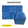 6pcs 10*10*2inch High Density Studio Sound Insulation Foam Fire Retardant for Studio KTV Broadcast Family Theater
