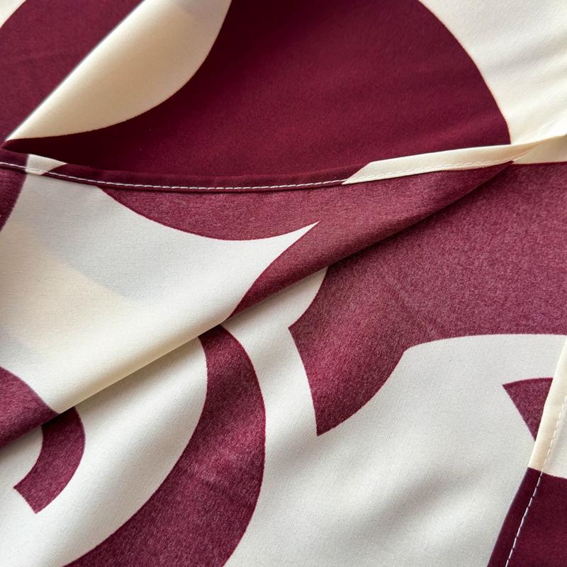 Stil franțuzesc, vară lungă, îmbrăcăminte nouă pentru femei, textura de înaltă calitate, rochie rafinată cu decolteu în V