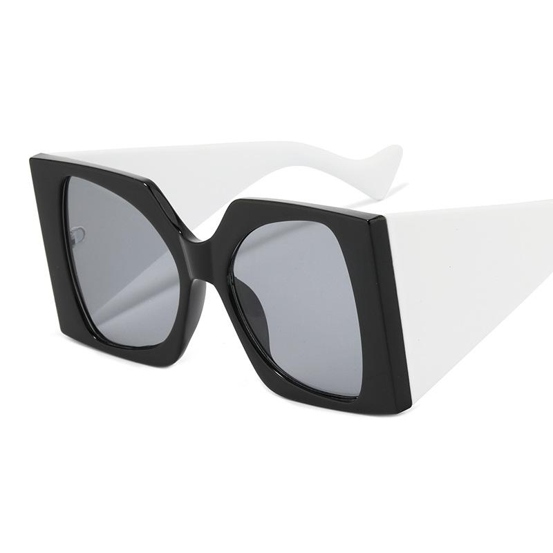2024 New Arrival Women Big Square Oversized Sunglasses Custom logo Wide Legs Uv400 Sunglasses Gafas De Sol