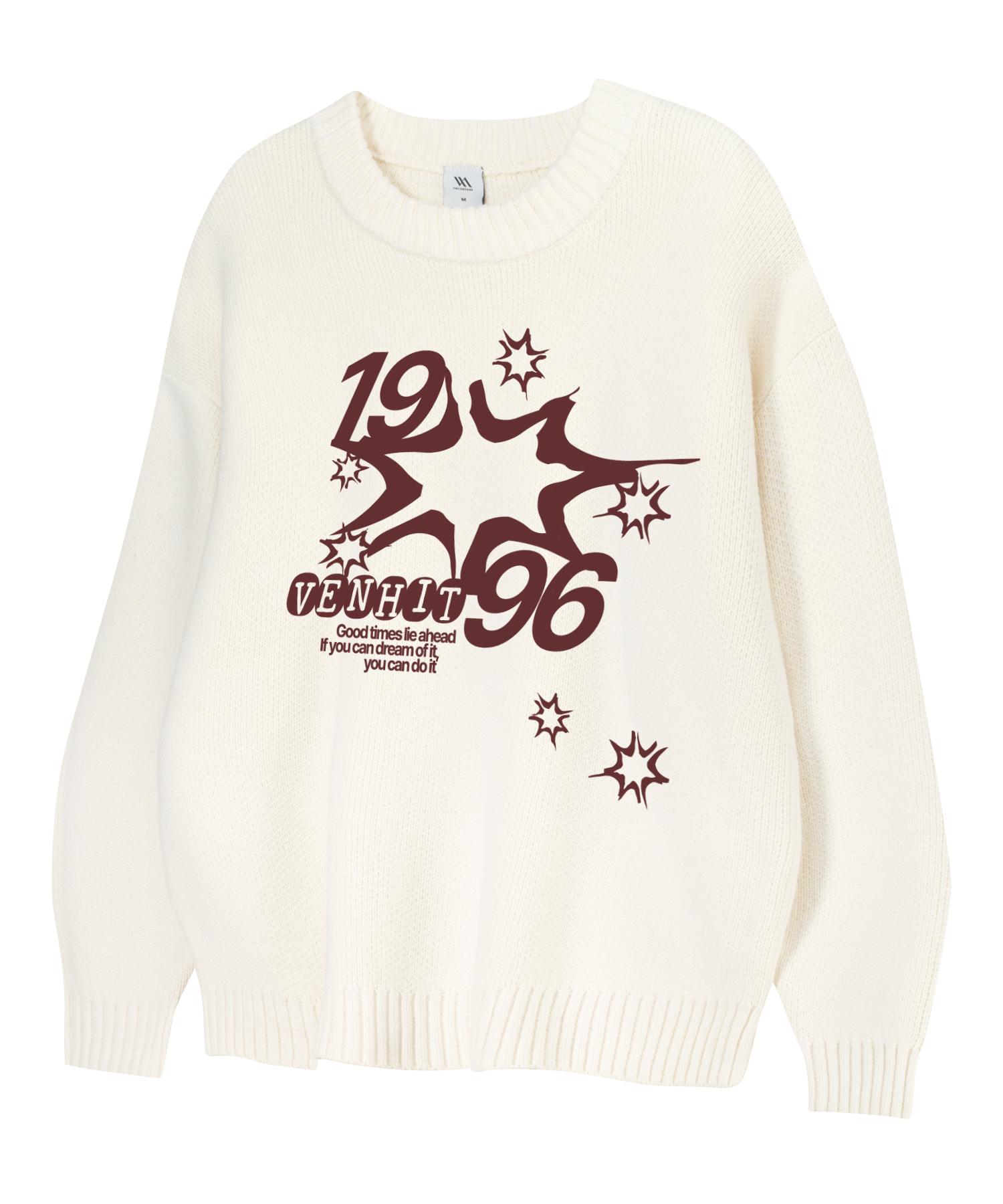 Benhit Distortion Round Knit Black/M
