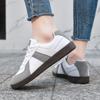 Outdoor Walking Shoes PU Leather Retro Trainers Men Women Elastic Flats Light Running Jogging Sports Shoes Traveling Shoes