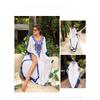 Embroidered Loose Women's Long Dress, Beach Dress, Sun Protection Cover Shirt
