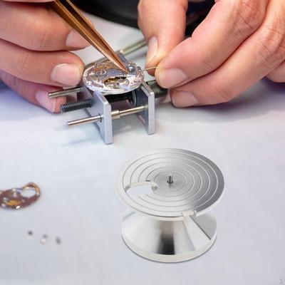 Watch Movement Holder,Repair Tool,Watch Base Seat,Stainless Steel,Hands Mount Stand,Watch