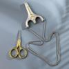 Vintage Tailor Scissors With Cover Hanging Chains Embroidery Thread Sewing Scissors For Needlework Fabric Cutting Shears