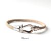 Original European and American Style Mechanical Horseshoe Buckle Hand-Woven Bracelet, Simple and Unique Couple Bracelet, Student Gift