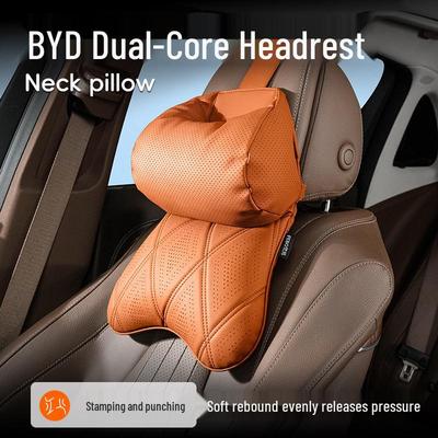 BYD Car Nappa Leather All-Season Headrest: Comfortable, Breathable, Universal Neck Protection