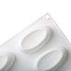 Non-Stick Egg Silicone Mold Flexible Waterdrop Shape Cake Mold Decoration Shell Groove Dessert Mold Dessert Decoration