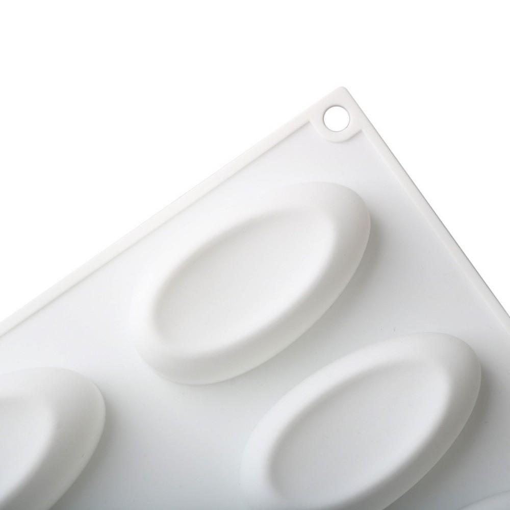 Non-Stick Egg Silicone Mold Flexible Waterdrop Shape Cake Mold Decoration Shell Groove Dessert Mold Dessert Decoration