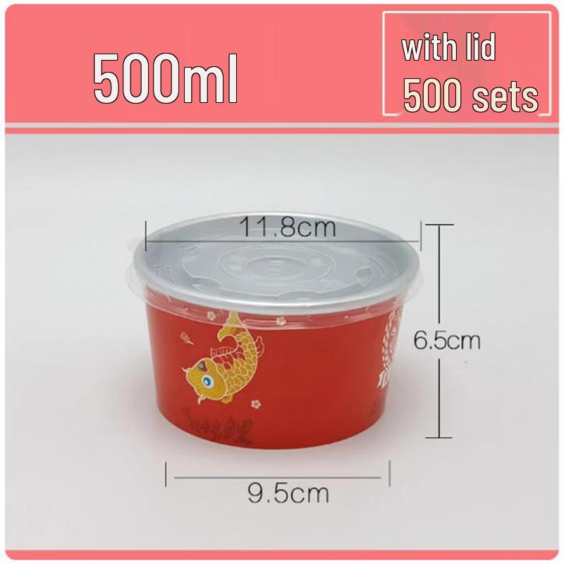 

Shengbilai 500ml Round Aluminum Foil Takeout Containers with PP Lids