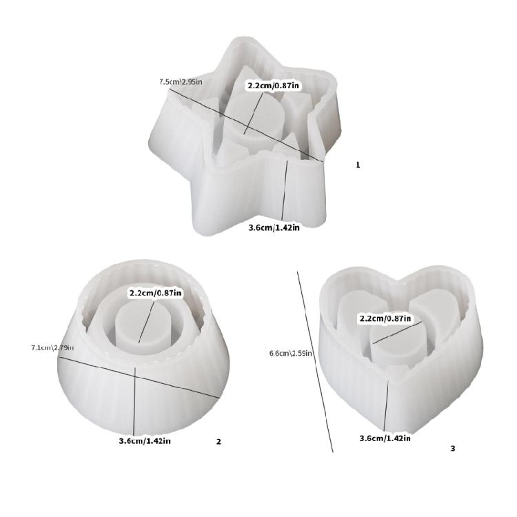 DIY Silicone Candle Holder Molds Handy Silicone Striped Candle Holder Molds For Artistic Home Decoration Projects