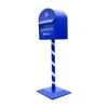 Christmas Metal Standing Mailbox Model Versatile Sturdy Restaurant Bar Decor