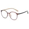 Round Small Frame Diopter Eyewear Transparent Ultralight TR90 Myopia Finished Glasses Anti-blue Light Short-sighted Eyeglasses