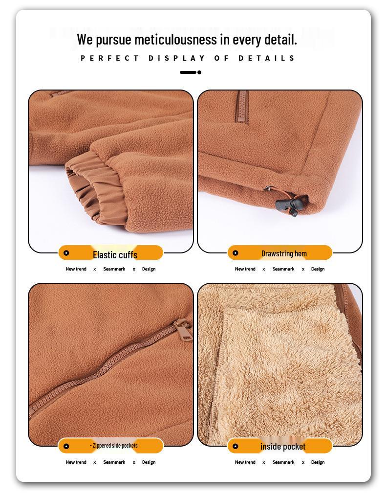 Men's Fleece Hoodie Jacket for Fall/Winter