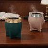 Durable 180 ML Stainless Steel Double Wall Cup Tortoiseshell Pattern Flat Bottomed Eggshell Cup Rust-proof Mate Cup Kitchen