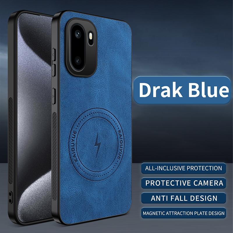 For OnePlus Ace 6/Ace 6t/Ace6 Case Simple Stylish Magnetic Suction Luxury Leather Skin-friendly Anti-drop Cover For OnePlus Ace6