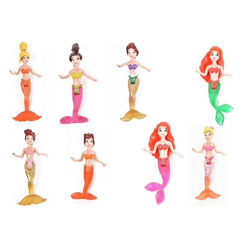 Captivating 8pcs Set Dolls Mermaids Action Figure Toys For Girls Ideal Gift