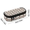 Pen Case Multi Compartment 300D Polyester Smooth Zipper with Main Pocket Mesh Layer and Removable Pen Divider for Boys Girls