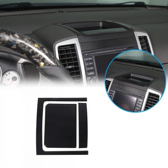 Glossy Piano Black Center Storage Slot Trim Sticker For Nissan Frontier 2005-21