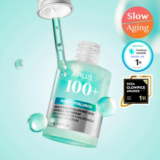 Anua PDRN Hyaluronic Acid Capsules 100 Serum 30mL (+30mL Refill Pack)