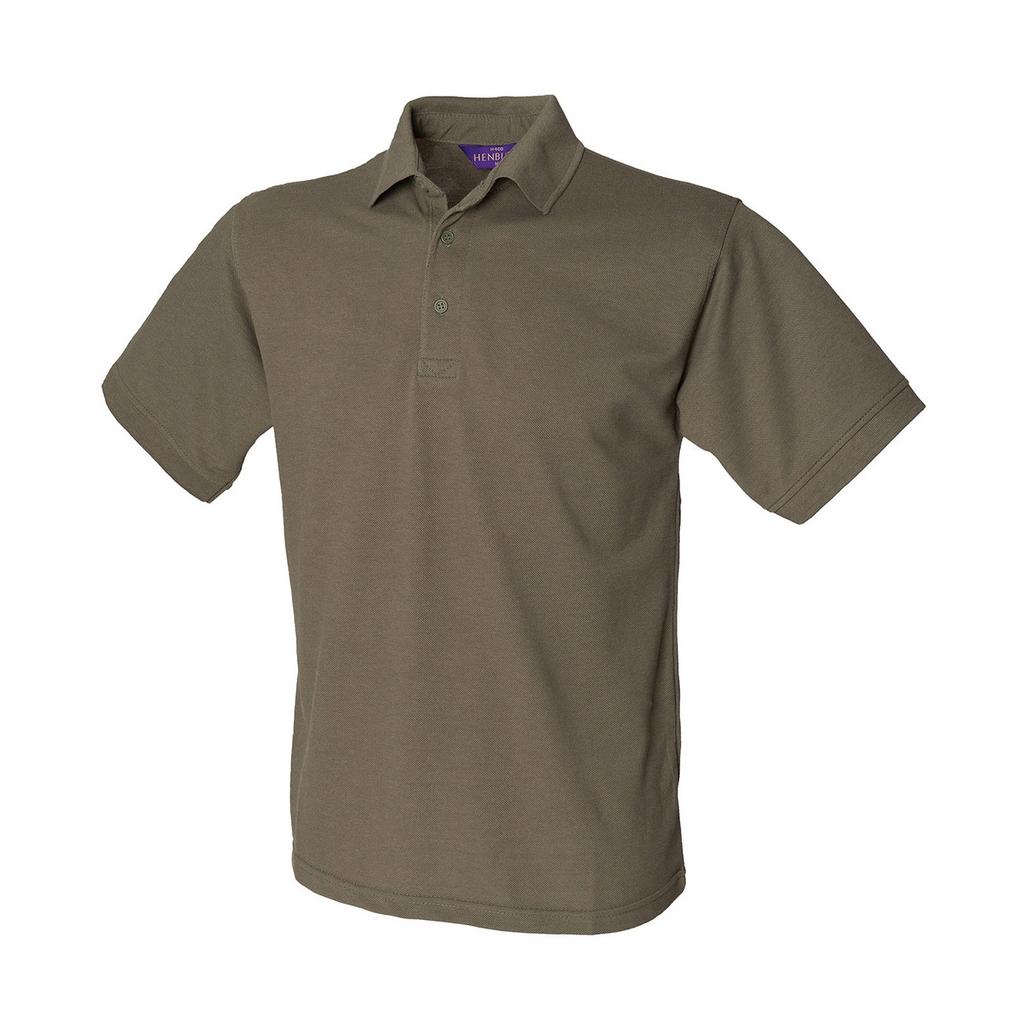 Henbury Mens Polycotton Heavy Polo Shirt