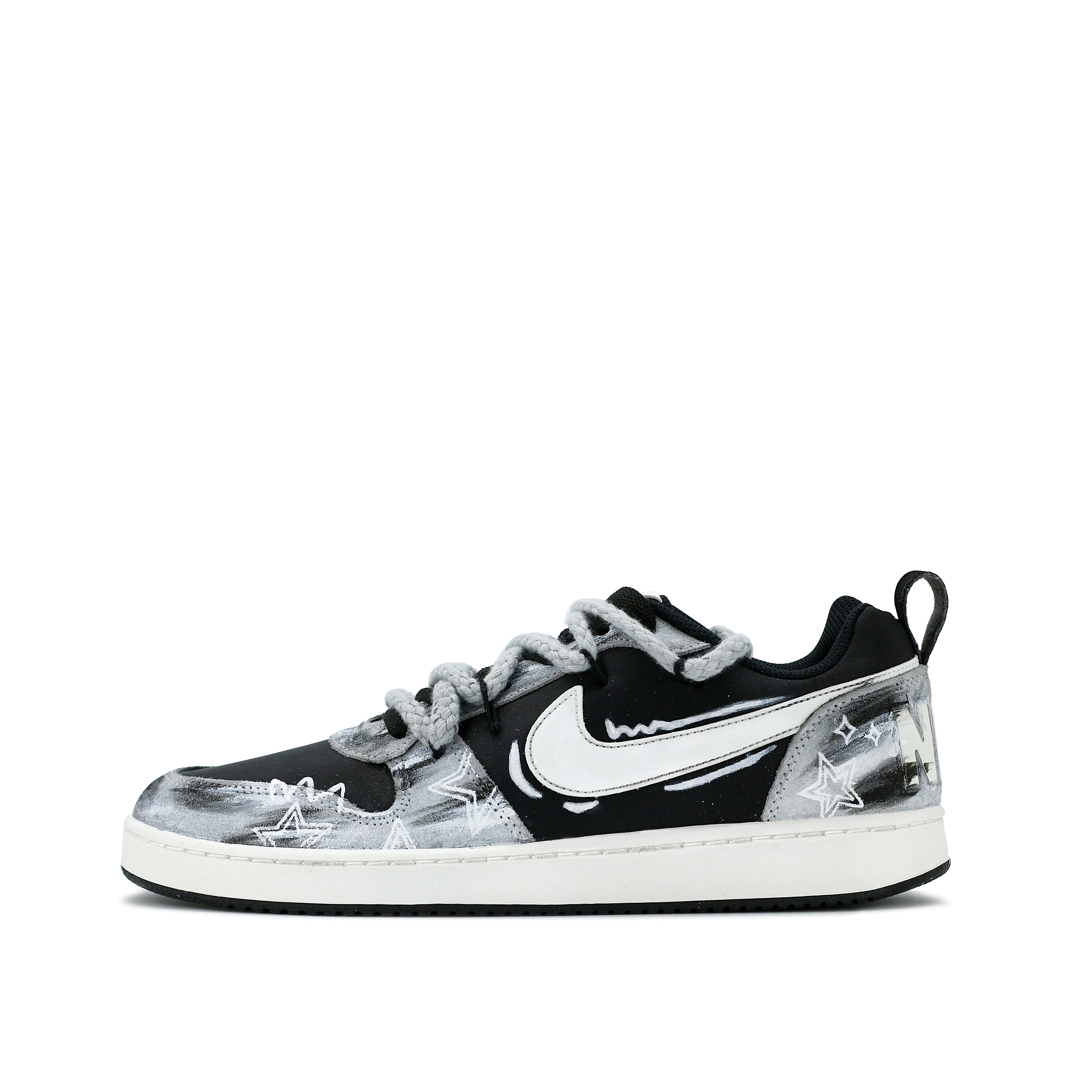 

Nike Court Borough STAR INK Cushioning Low top Skateboard Shoes Unisex 844881-005(team309-STAR INK-L) 43