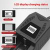 Single Bay 18650 Battery Charging Fast ChargingFor NiMH Batteries Wide Compatibility 8 Protections LCD Display