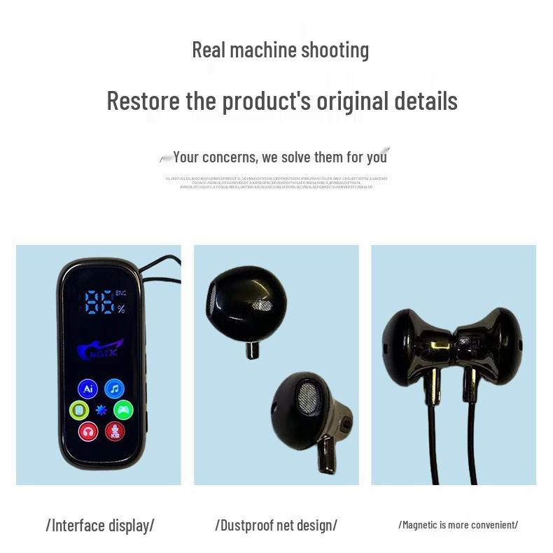 Q3 Clip-On Bluetooth Headset: Long Standby, Ideal for Running, K-Singing & Calls, Compatible with All Smartphones.