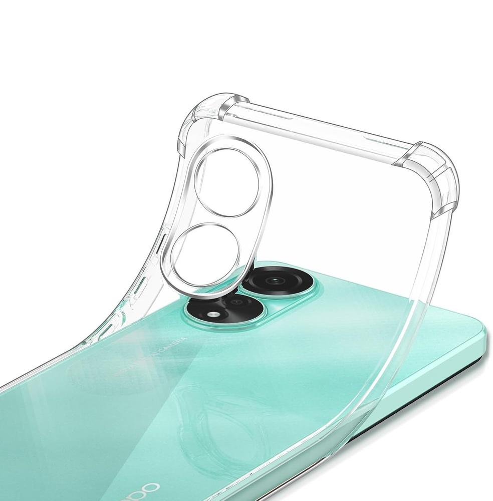 Case for Oppo A78 4G, Dropproof, Transparent