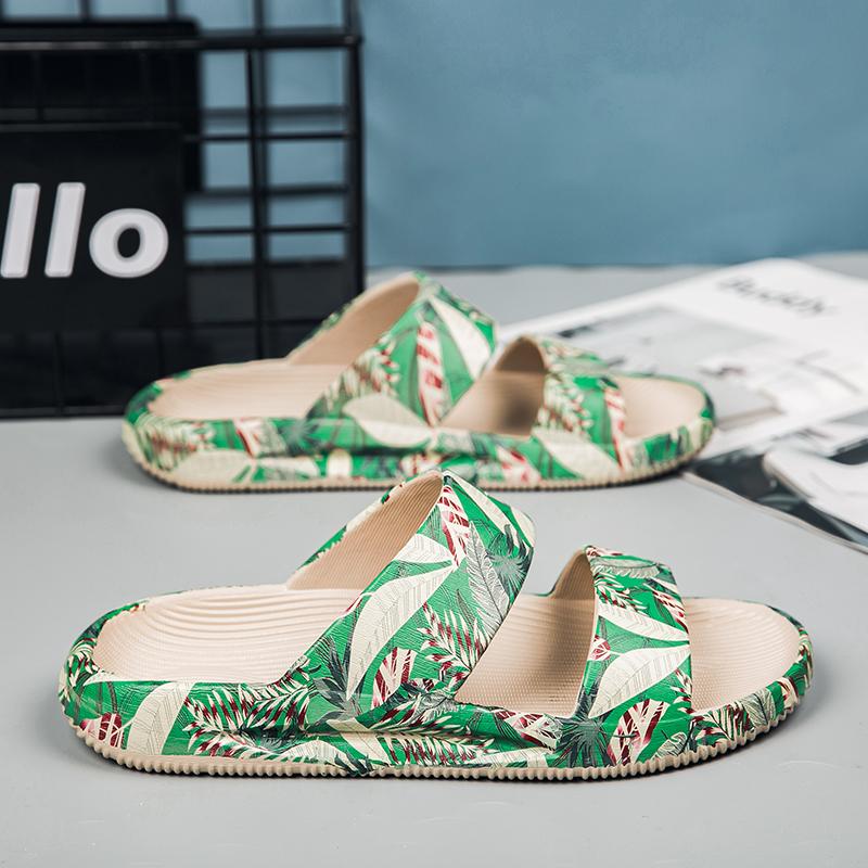 Fashion Living Room Slippers Walk Around Home Original Mens Slippers for Man Slides Shoes Mens Summer Sandals Flip Flop House Slipper