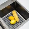 Silikon Spülbecken Trenner Schutzmatte Küchenspüle Sattel Hitzebeständig Rutschfest Spülbeckenmatte Abtropfmatte Schnell Trocknend