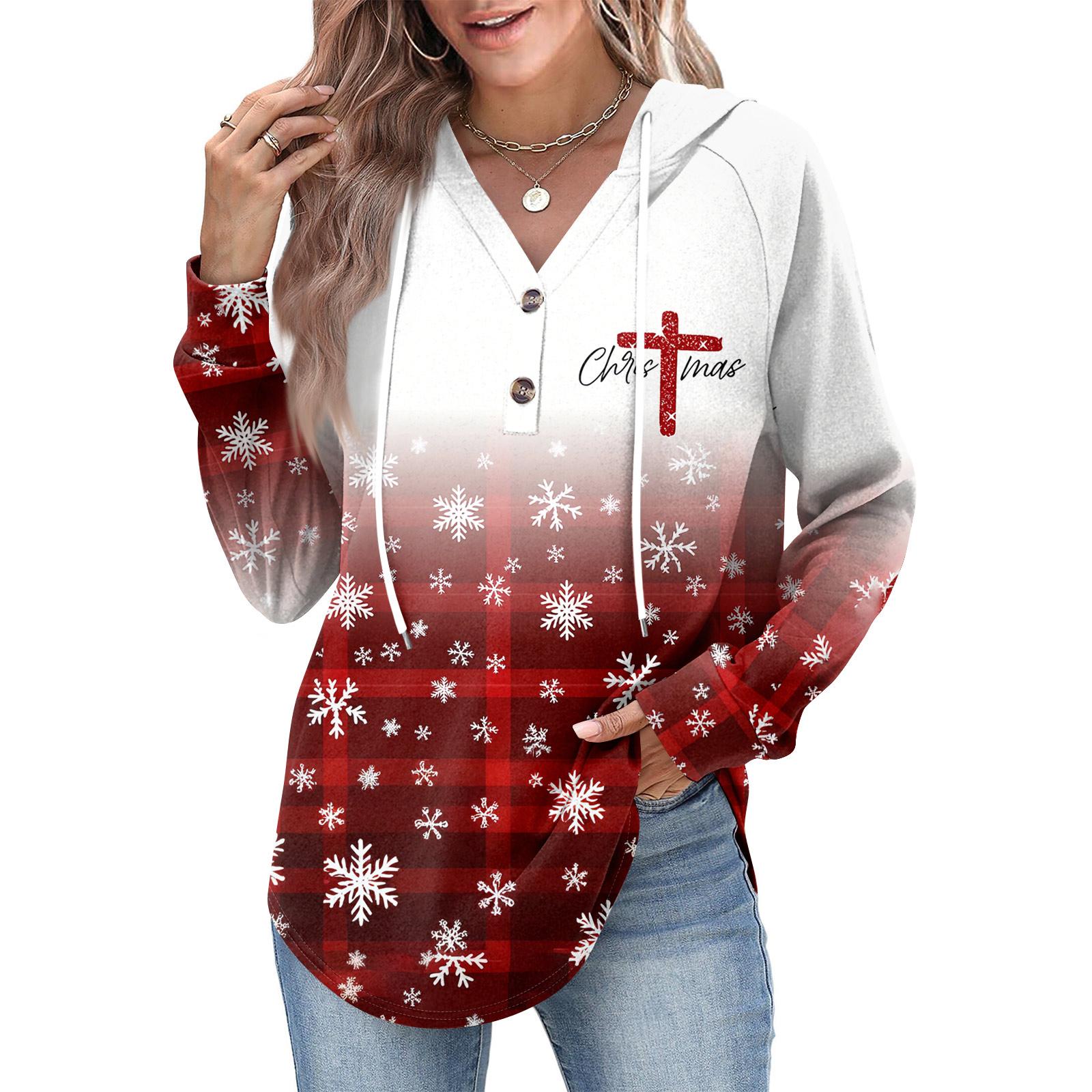 

Женская мода, женский легкий пуловер с длинными рукавами и карманами, толстовка с капюшоном в стиле консервативного стиля XL арбуз красный