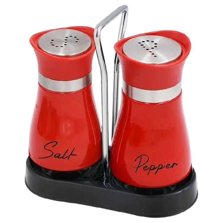 Rostfreie Salz-Pfeffer-Aufbewahrungsgläser mit sichtbarer Beschriftung für Picknicks, Camping, Esstische, Gewürzflasche